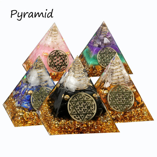 6cm Energie-Kristall Pyramide – Resonanzfeld für Raumharmonie & Meditation