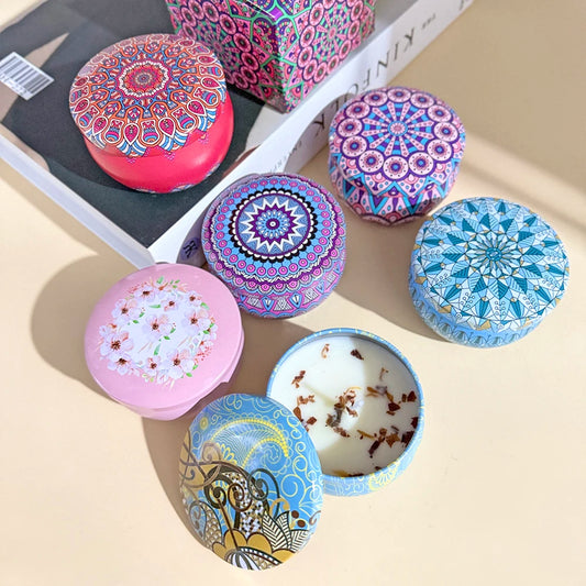 Aromatische Duftkerzen – Gardenie, Jasmin, Rose & Lavendel