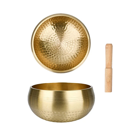 Tibetische Klangschale – Handgefertigte Messing-Singing Bowl für Meditation, Yoga & Energieheilung