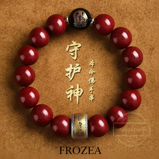 Zinnober Heilstein-Armband – Schutz & Energie für alle 12 Sternzeichen