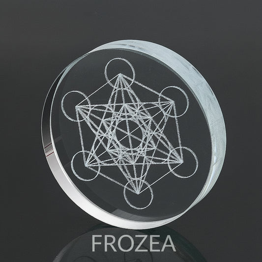 Kristallkugel-Ständer „Metatron“ – 50 mm Glashalter • Heilige Geometrie • Deko & Energiearbeit